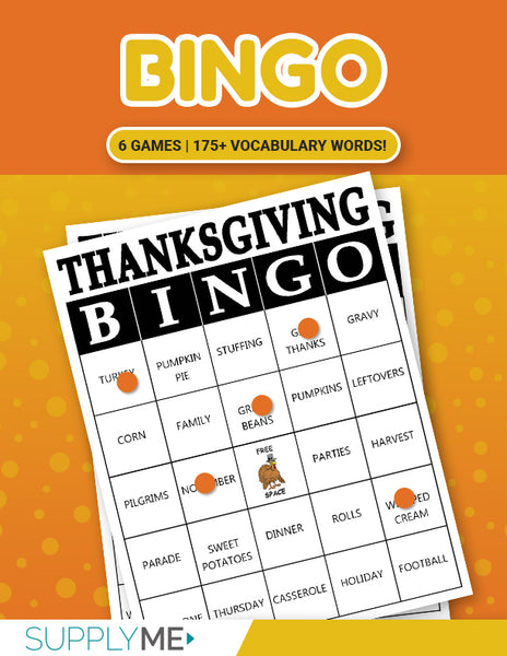 Seasons Bingo Game BUNDLE, Vocabulary Words