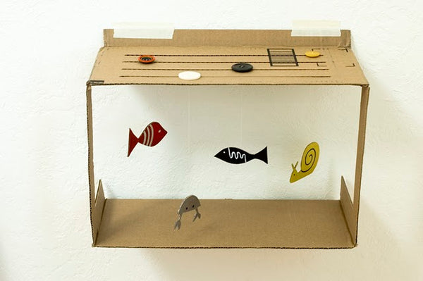 Simple Cardboard Box Activities and Crafts for Kids - Little Fish