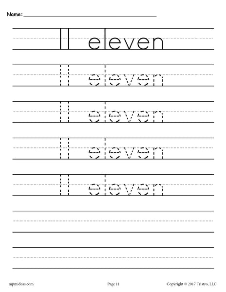 number-11-tracing-worksheet-number-eleven-handwriting-worksheet