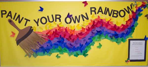 Paint Your Own Rainbow Décor