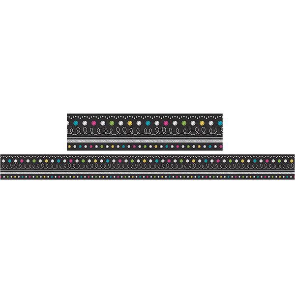 Brights 4Ever Stripe Straight Bordr Trim (Pack of 10)