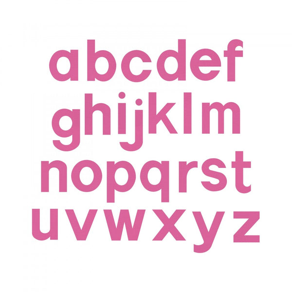 Sizzix® Bigz™ Die Set - Block Alphabet, Lowercase Letters, 3 1/2 