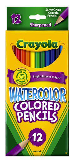 Crayola Watercolor Colored Pencils, PK72 BIN4302