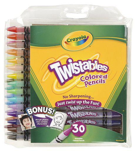 Crayola Twistables Colored Pencil Set, Kids Indoor Activities at