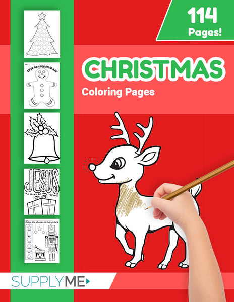Printable Christmas Toys Coloring Page for Kids – SupplyMe