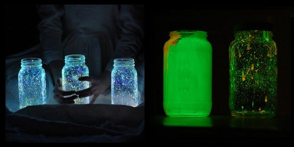 Almost Unschoolers: Glow in the Dark Glue Paint