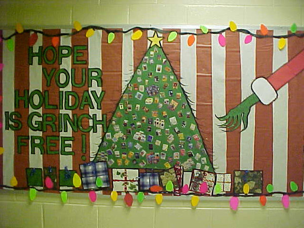 Grinch Inspired Christmas Bulletin Board Idea – SupplyMe