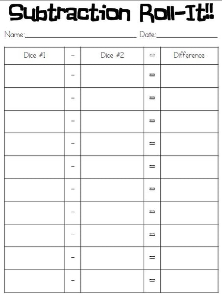 Roll Add Colour (Two Dice) Game :: Teacher Resources and Classroom