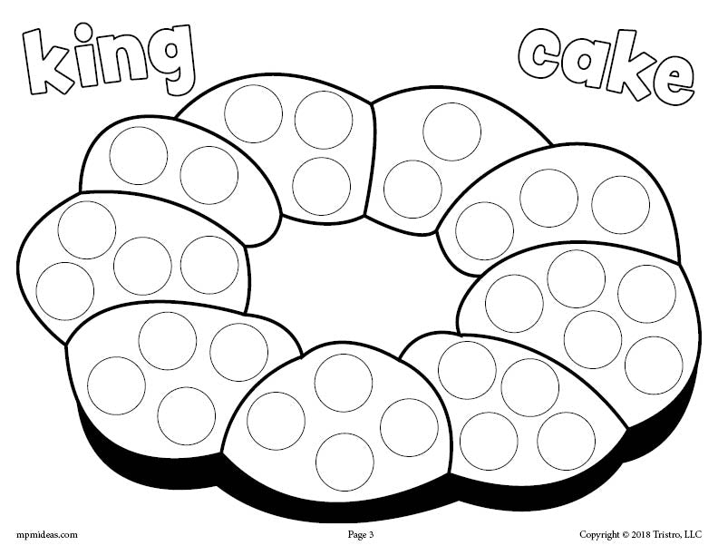 FREE 8 Mardi Gras Do-A-Dot Printables!