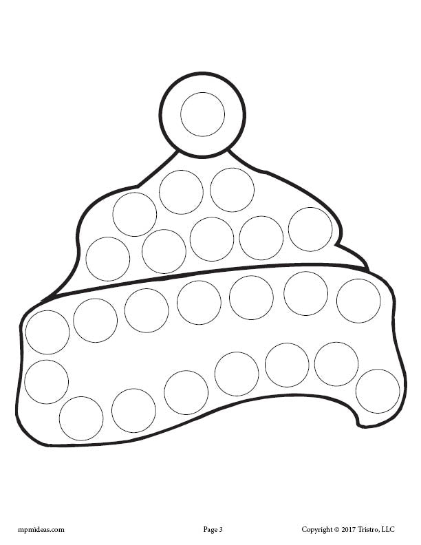10 Winter Do-A-Dot Printables!