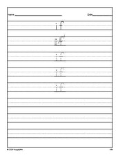 Free third grade sight word tracing worksheet, high frequency word 'if', first 100 fry sight words, Dolch, PDF