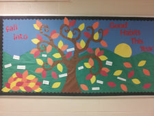 Fall Into Good Habits This Year! - B2S Bulletin Board