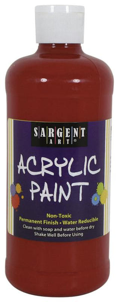 Sargent Art® 16 Oz Acrylic Paint - Red | SAR242420 – SupplyMe