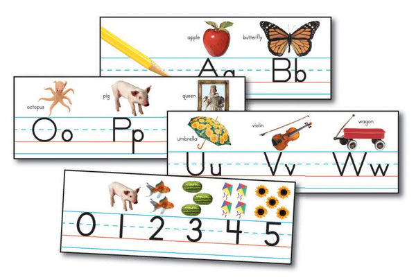 Carson Dellosa Traditional Manuscript Alphabet with Photographs ...