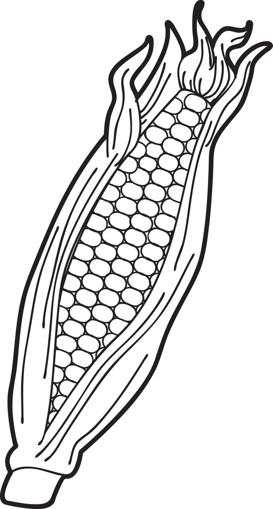 corn coloring sheet