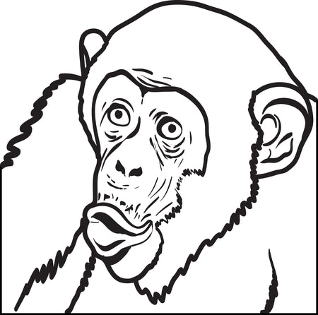 12 Free Monkeys Coloring Pages for Kids - Printable Coloring Sheets ...