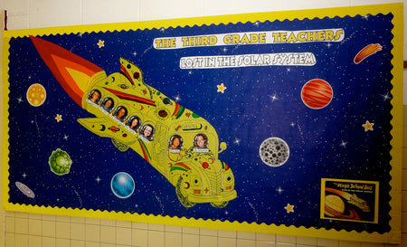 solar system classroom door ideas