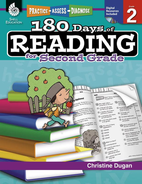 Shell Education 180 Days Of Reading Book For Second Grade | SEP50923 ...