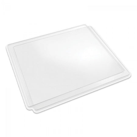 Sizzix Accessory - Cutting Pads, Standard, 1 Pair (Clear w/Silver
