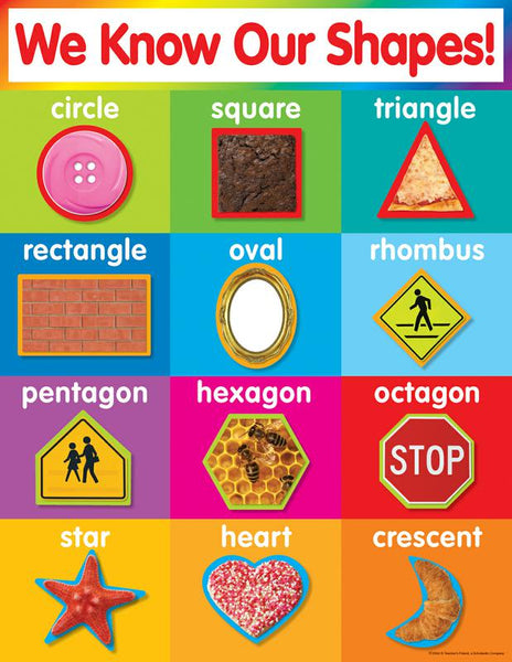 Scholastic Shapes Chart Gr Pk-5 | TF-2504 – SupplyMe