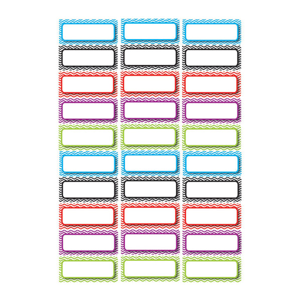 Ashley Productions Small Magnetic Labels, Color Chevron | ASH10077 ...