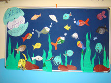Dream A Little Dream - Ocean Themed Back-To-School Bulletin Board