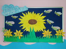 The Gladdest Thing Under the Sun! - Sunflower Back-To-School Board