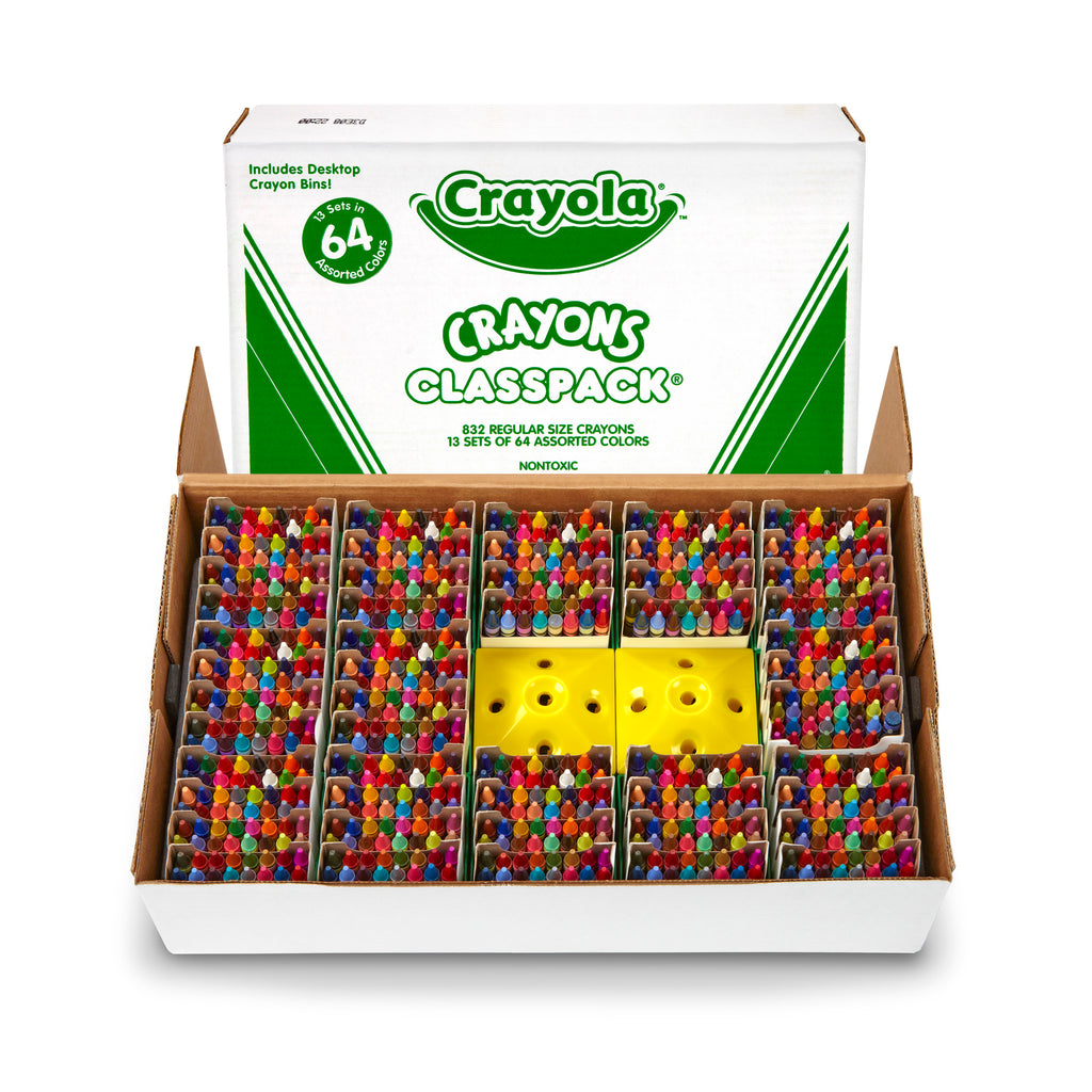 Crayola Crayons - 64 Count, Kids Crayons, Back to School Craft