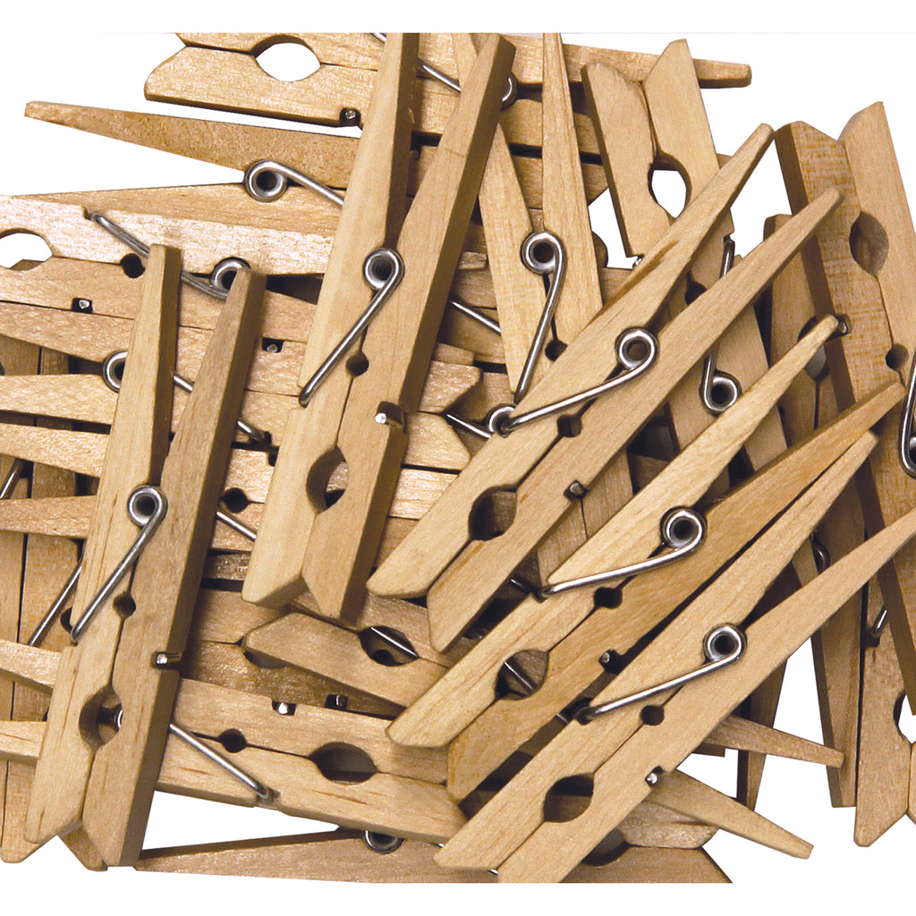 Chenille Kraft Jumbo Size Natural Wood Craft Sticks, 6 x 3/4 (500