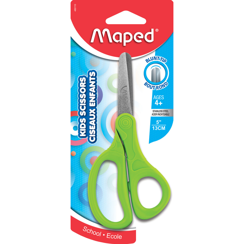 Kids' Safety Scissors - Right/Left-Handed, Blunt Tip, Assorted Colors, 6  Pack