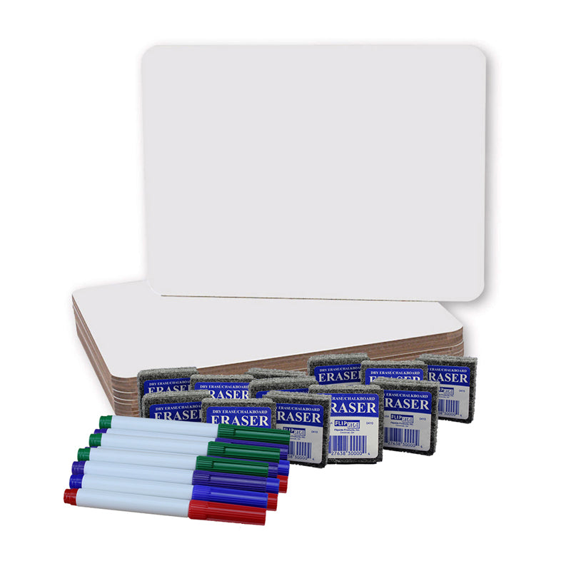 Flipside Black Dry Erase Boards 9 x 12