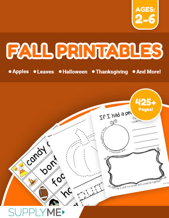 Fall Color by Number Printables - From ABCs to ACTs