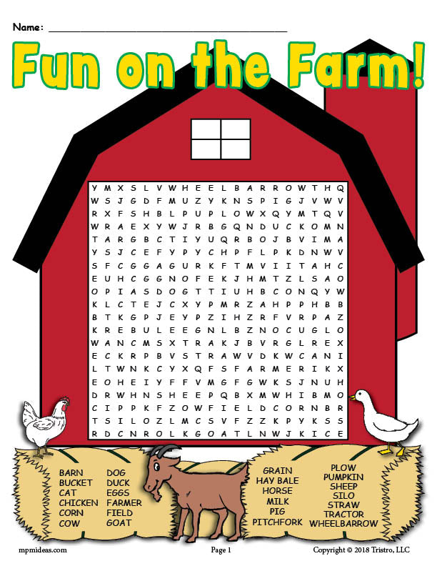 Search　On　The　Printable　Word　Farm　–　SupplyMe　Fun　Versions!