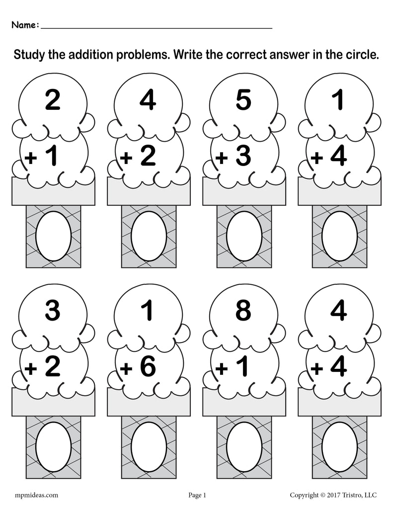 math worksheets for grade 1 addition and subtraction