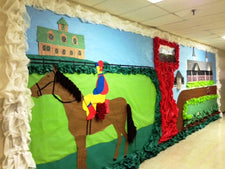 Raring To Go! - Kentucky Derby Themed B2S Bulletin Board