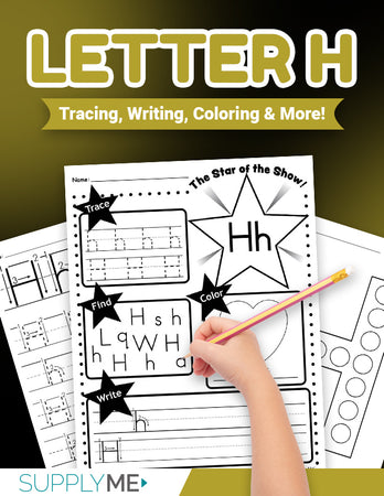 Letter H Free Worksheets.