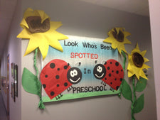 Look Who's Been Spotted In Preschool! - Back-To-School Display