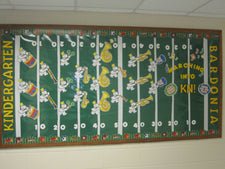 Marching Into Kindergarten! - Sports Themed Back-To-School Board