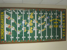 Marching Into Kindergarten! - Sports Themed Back-To-School Board