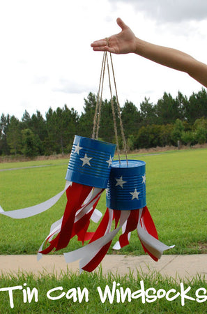 Memorial Day & diy Red, White & Blue Magnets - White Gunp..