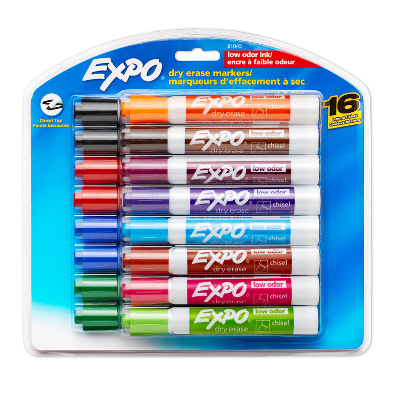 Expo Neon Dry Erase Markers Bullet Tip , Orange Pack of 12