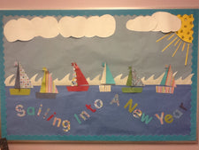 Sailing Into A New Year! - Nautical Back-To-School Bulletin Board