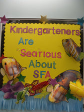 Kinders Are 'Sea'rious About SFA! - Ocean Themed B2S Bulletin Board