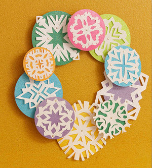 Salted Snowflake Craft for Preschoolers - Mrs V's Chickadees