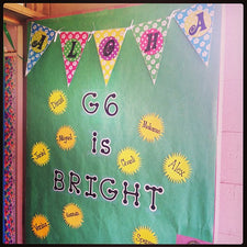 Aloha! G6 is Bright! - Back-To-School Door Display