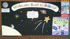Welcome back to School - Wink at the Moon! - Back-To-School Bulletin Board