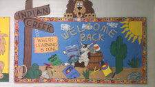 Welcome Back to Indian Creek Where Learning is Fun! - Back-to-School Bulletin Board