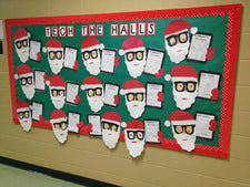 Tech the Halls! - Christmas Bulletin Board Idea