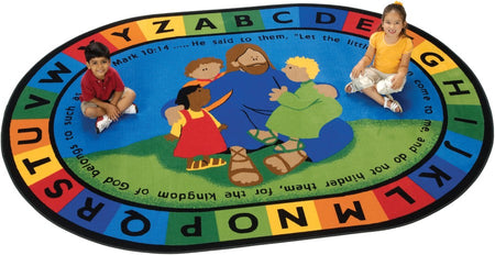 Seating Circles Circletime Oval Rug 8' x 12' - Shields Childcare Supplies