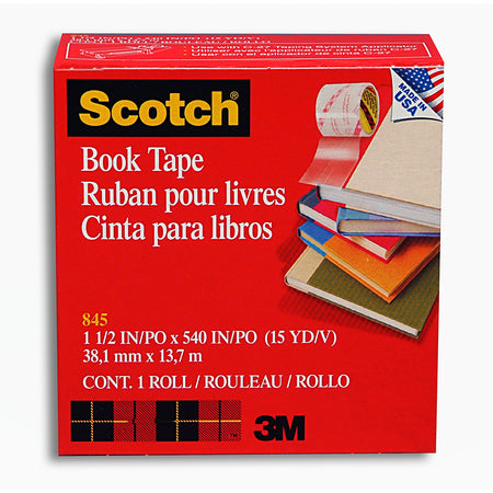 Scotch Book Tape 1-1/2 X 15 Yds.